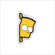 Bart Simpson Staring Sticker