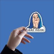Billie Eilish Dead Inside Sticker - Image 2