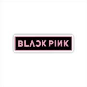 Black pink Sticker