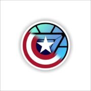 Captain Shield Sticker