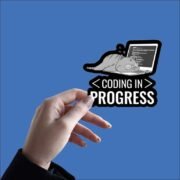 Coding In Progress Programmer - Coding Sticker - Image 2