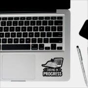 Coding In Progress Programmer - Coding Sticker - Image 3