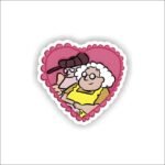 Courage Heart Sticker