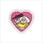 Courage Heart Sticker