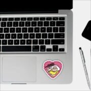 Courage Heart Sticker - Image 4