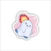Cute Ghost - Angry Sticker