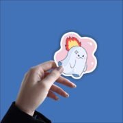 Cute Ghost - Angry Sticker - Image 4