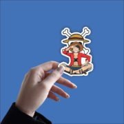 Cute Luffy One Piece Sticker - Image 4