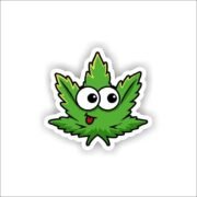 Cute Weed Sticker