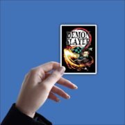 Demon Slayer Blazing Dance Fire Sticker - Image 4