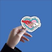Devils Roll the Dice Angels Roll Their Eyes Sticker - Image 2