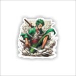 Epic Zoro One Piece Sticker