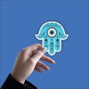 Evil Eye hand Sticker - Image 2