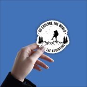 Explore the world, Live the Adventure Sticker - Image 4