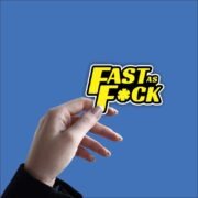 Fast as Fuck Sticker - Image 2