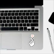 Finger heart Sticker - Image 3