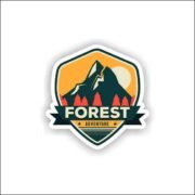 Forest adeventure Sticker