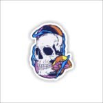 Funny Skull Sticker