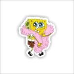 Glam Spongebob Sticker
