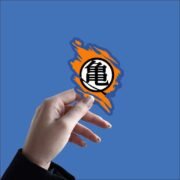 Goku logo Sticker - Image 2