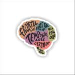 Groovy Brain Sticker
