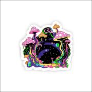 Groovy Mushroom Sticker