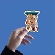He man - the axe effect Sticker - Image 2