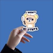 I Won't Hesitate Sticker - Image 2