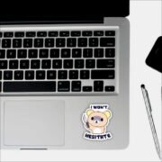 I Won't Hesitate Sticker - Image 3