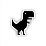 Internet Dinosur Sticker