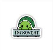 Introvert Sticker