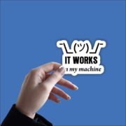 It works on my machine Emoji Sticker - Image 2