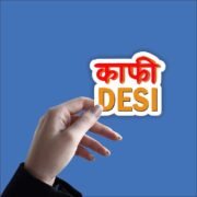 Kaafi Desi Sticker - Image 2