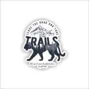 Leave the road, & take the Trails Sticker