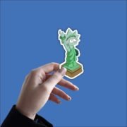 Lisa Statue of liberty Sticker - Image 2