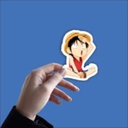 Luffy Kawaii Sticker - Image 2