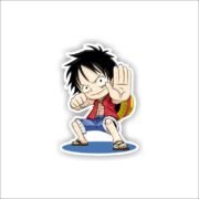 Luffy Punch Sticker