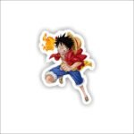 Luffy red hawk Sticker