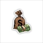 Money bag Sticker