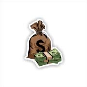 Money bag Sticker