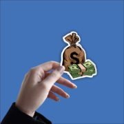 Money bag Sticker - Image 2