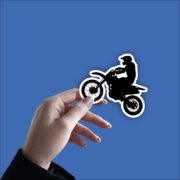 Motocross, let's get dirty braaap Sticker - Image 2