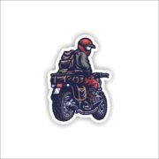 Motorcycle World Travel Sticker