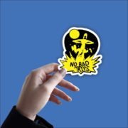 No bad trips Sticker - Image 4