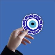 No bad vibes Sticker - Image 2