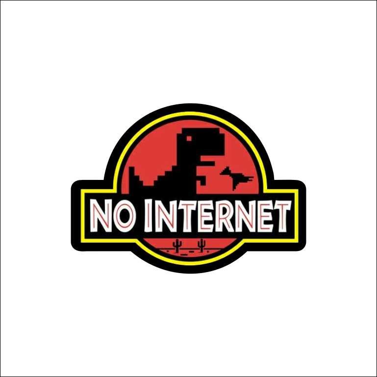 No internet No internet Sticker - Image 1