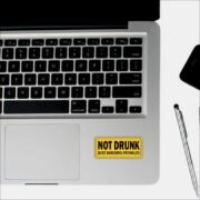 Not Drunk, Just avoiding patholes Sticker - Image 3