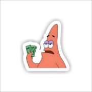 Patrick Star Take My Money Sticker