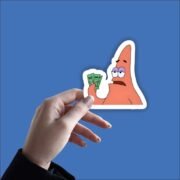 Patrick Star Take My Money Sticker - Image 2
