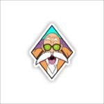 Pervy Master Roshi Sticker